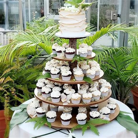 Cupcake Stand 5 Tier Rustic Or Modern Tower Holder 120 Etsy