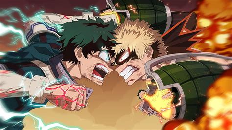 Deku Vs Bakugou Anime Cool Deku Vs Naruto Hd Wallpaper Pxfuel