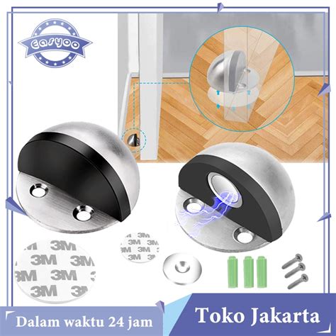 Jual Penahan Pintu Magnet Anti Collision Magnetic Door Stopper