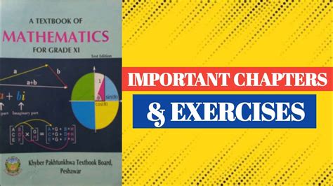 Th Class Math Important Chapters And Exercises For Board Exams Kpk