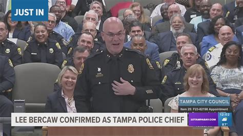 Tampa Police Department gets new chief: Who is Lee Bercaw? | wtsp.com