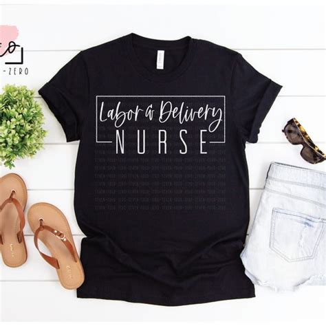 Labor And Delivery Nurse Svg Png Dxf Eps L And D Shirt Etsy