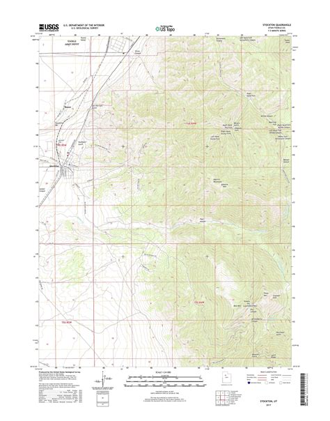 Mytopo Stockton Utah Usgs Quad Topo Map