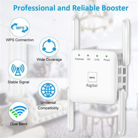 Aigital Mbps Dual Band Wifi Range Extender Broadband Wi Fi