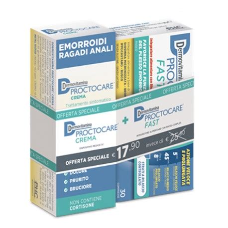 Dermovitamina Proctocare Bipack Proctocare Fast Proctocare Crema