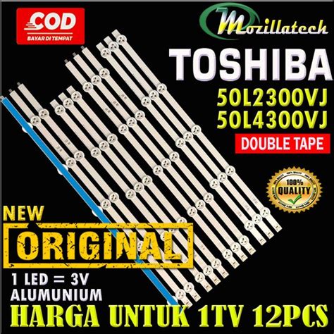 Jual BACKLIGHT TV LED TOSHIBA 50 50L2300VJ 50L4300VJ 50L2300 50L2400 50