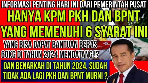 Kpm Pkh Bpnt Yang Memenuhi Syarat Ini Akan Mendapatkan Bantuan