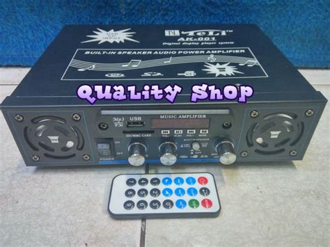 Jual Amplifier Teli Ak 001 Built In Speaker Usb Sd Radio 100 Watt Di