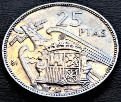 Spain 25 Peseta 1957 BA Francisco Franco Catawiki