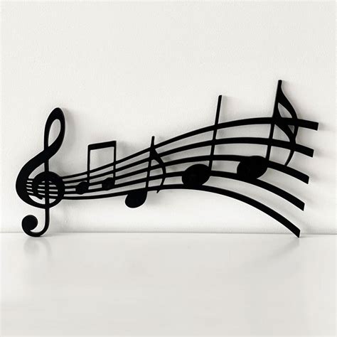 Music Notes Wall Art, Wooden Music Notes, Music Wall Decor, Music ...