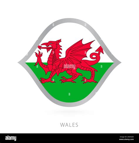 Wales National Team Flag In Style For International Basketball