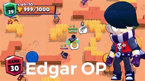 Brawl Stars Edgar Solo Showdown Rank 30 Gameplay Youtube