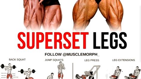 Legs Workout Superset Big Legs How To Build Super Set Bodybuilding Youtube