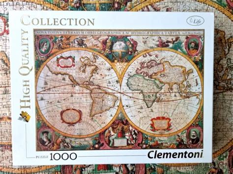 Mappa Antica Vecchia Mappa Pezzi Puzzle Clementoni Eur