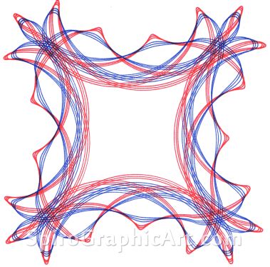 Super Spirograph Patterns: The Cloverleaf - SpiroGraphicArt