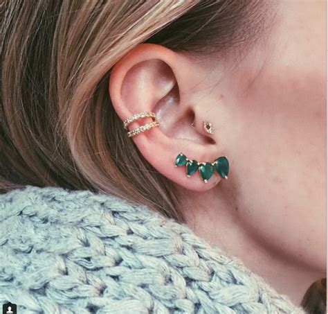 Multiple Ear Piercings: 33 Combinations to Copy | StyleCaster