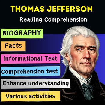 Thomas Jefferson Biography Facts Reading Comprehension