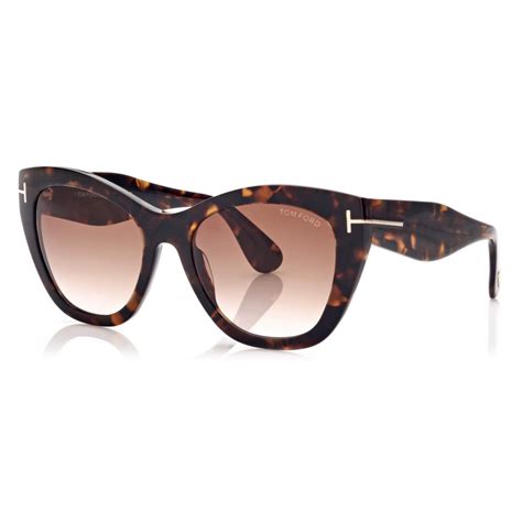 Tom Ford Cara Sunglasses Occhiali Da Sole Cat Eye Havana FT0940