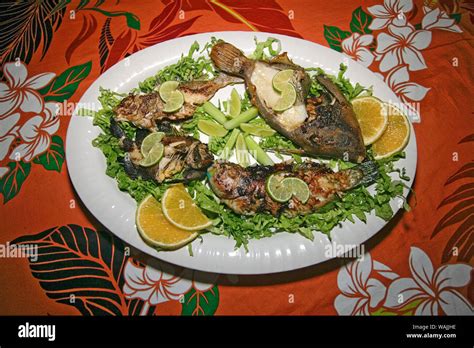 Kosrae Micronesia Freshly Caught Assorted Tropical Fish Pan Fried For