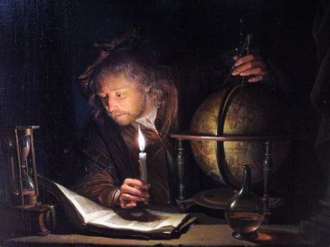 Astronomer By Candlelight Detail 1650 By Gerrit Dou Gerrit Dou