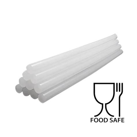 11mm 30cm Food Safe Hot Melt Glue Sticks White Transparent ZENIX