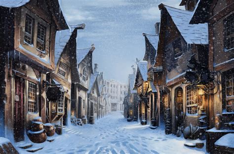 Hogwarts Snow Wallpapers On Wallpaperdog