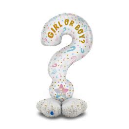 Ballon En Aluminium Pour Gender Reveal Point D Interrogation 58 X