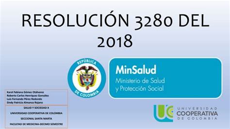 Resolucion 3280 Ppt