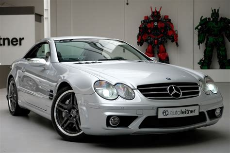 2006 Mercedes SL 65 AMG Roadster R230 Iridiumzilver Metallic For Sale