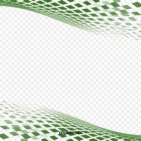 Geometric Gradient PNG Image, Abstract Green Geometric Gradient Border ...