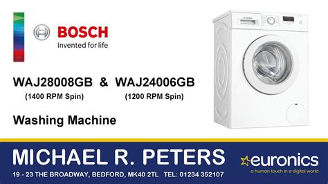 product review bosch wajgb wajgb washing machines youtube