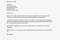 Networking Thankyou Letter Example For Request Letter For Internet