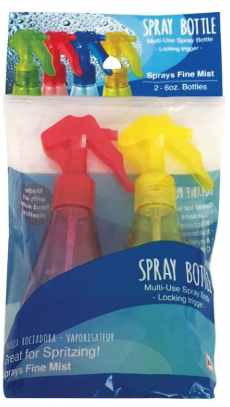 Jacent Colorful Mini Fine Mist 6 Oz Spray Bottles Colors May Vary Pack Of 14