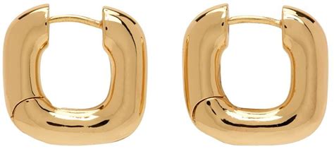 Numbering Gold Earrings Ssense Canada