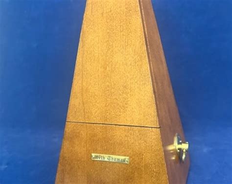 Fully Serviced Vintage Seth Thomas Wooden Wind Up Metronome Pristine