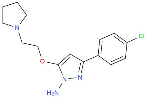 Chlorophenyl Pyrrolidin Ylethoxy H Pyrazol Amine