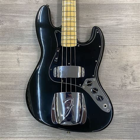 Fender Jazz Bass 1978 Black Reverb Uk