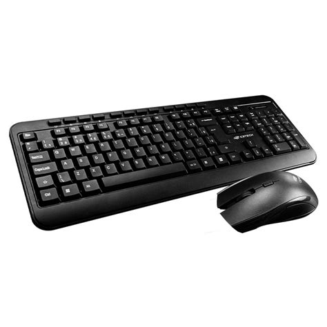 Kit Teclado E Mouse Sem Fio C3tech K W60bk 1600dpi Abnt2 Oficina Dos Bits