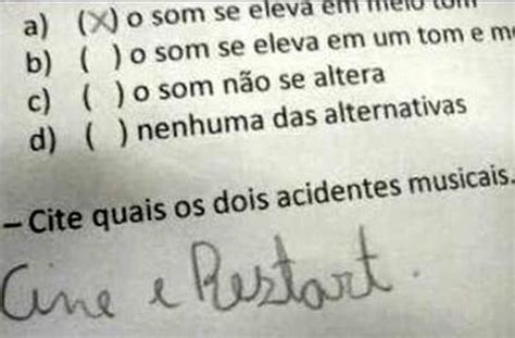 Respostas De Provas Engraçadas - 27 respostas de provas mais engraçadas - Tediado