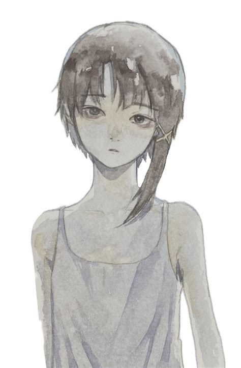 Iwakura Lain Serial Experiments Lain Drawn By Lespaul Ria Danbooru