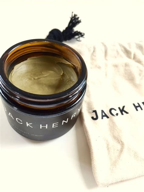 Jack Henry Clay Pomade Natural Oil Based Pomade His Grooming Style