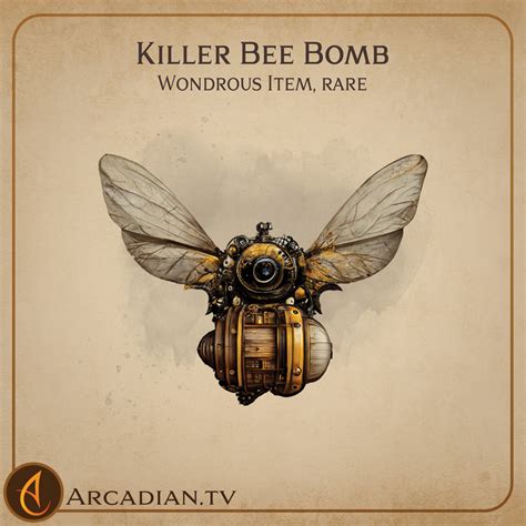 Killer Bee Bomb New Dnd Magic Item Arcadian Media