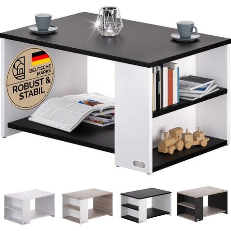 Casaria Table Basse Rectangulaire X X Cm Table De Salon Kg