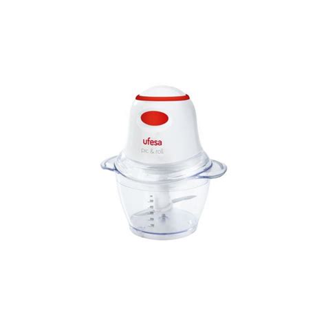 Mini Hachoir UFESA 0 5L Blanc Et Rouge PD5325 SYNOTEC