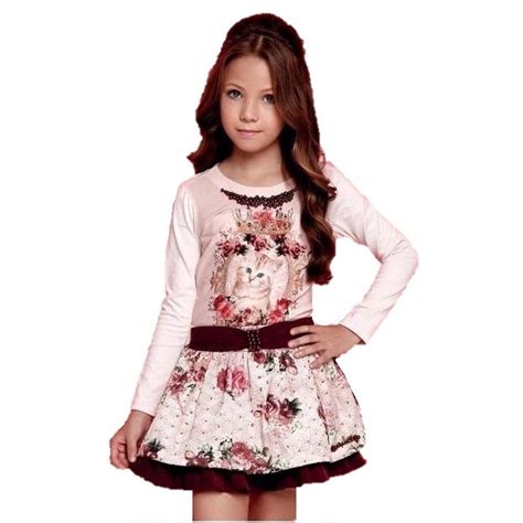 Conjunto Infantil Menina Flores Peroladas Blusa E Saia Diforini 120955