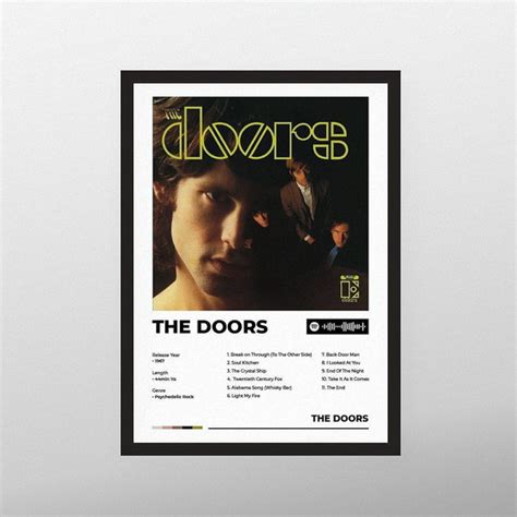 Quadro A4 The Doors Elo7 Produtos Especiais