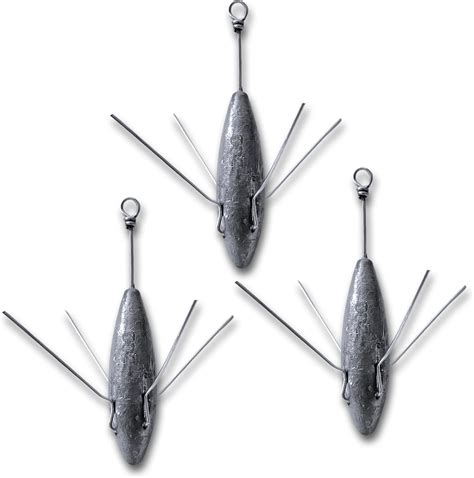 Amazon Sputnik Surf Fishing Sinker Long Tail Casting Heavy Duty