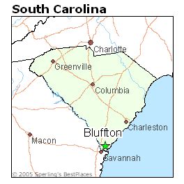 Bluffton Sc On Map - Carmon Allianora