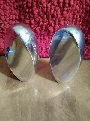 James Bregenzer Rare Vintage Nambe Twist Salt Peppers Shakers