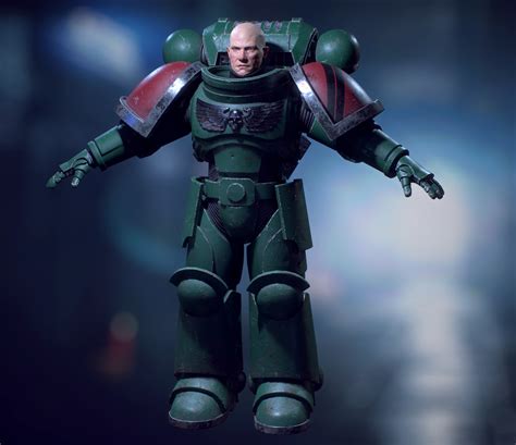 Primaris Space Marine 3D Model